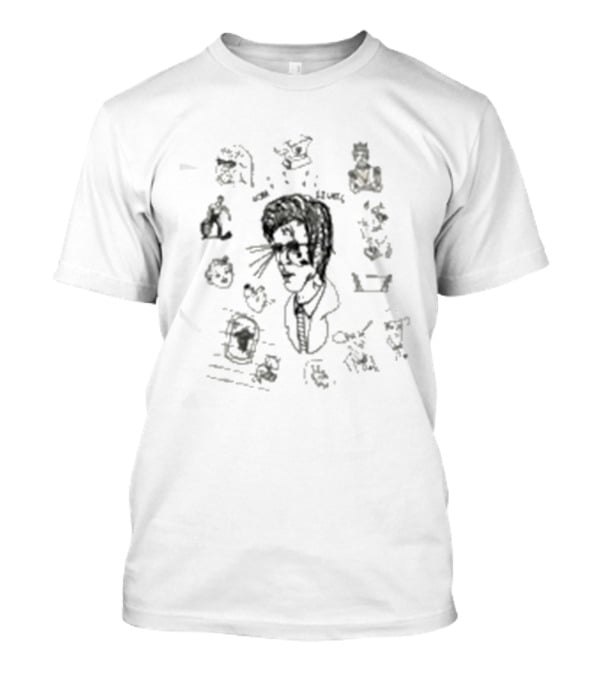 Ultra Lights Doodle David Lynch Eraserhead Sketch T-Shirt