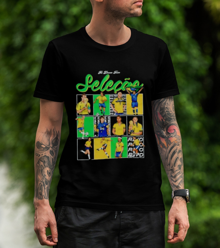 Selecao Brasil Football Legends Soccer Dream Team Series T-Shirt