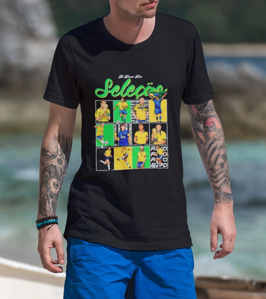 Selecao Brasil Football Legends Soccer Dream Team Series T-Shirt