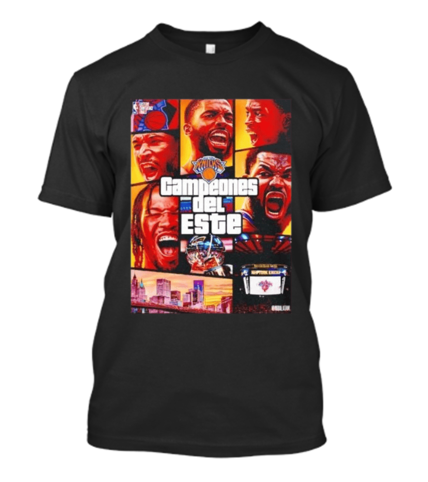 New York Knicks Campeones Del Este NBA Playoff Celebration T-Shirt