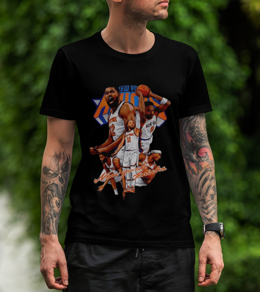 New York Knicks Basketball Players Game Day 2026 T-Shirt
