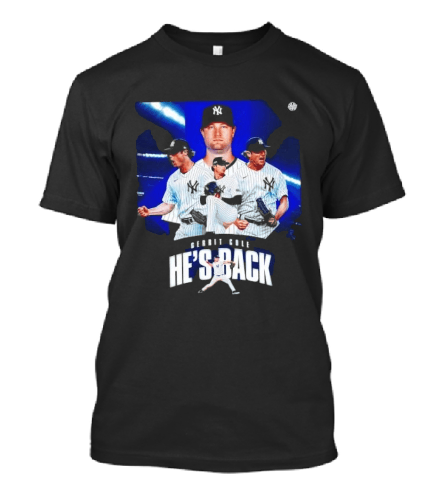 Gerrit Cole He's Back Yankees Pitcher Action T-Shirt