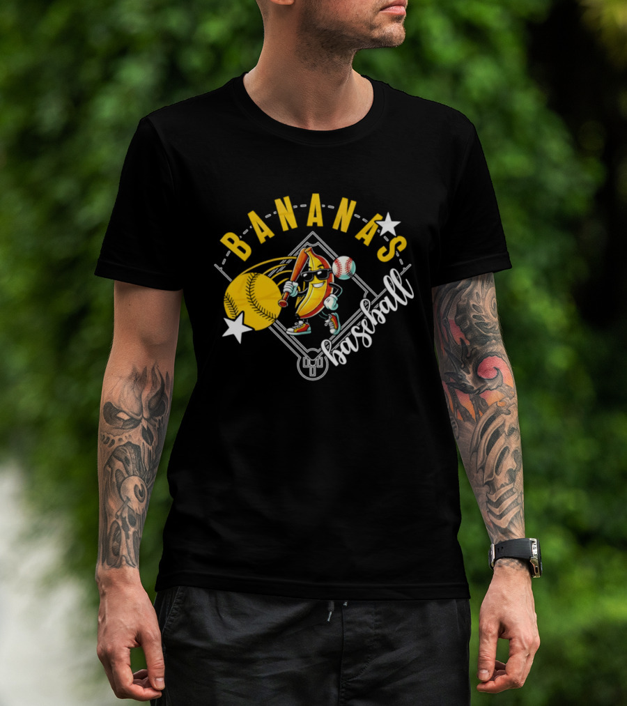Savannah Bananas Baseball Cartoon 2026 Meme T-Shirt