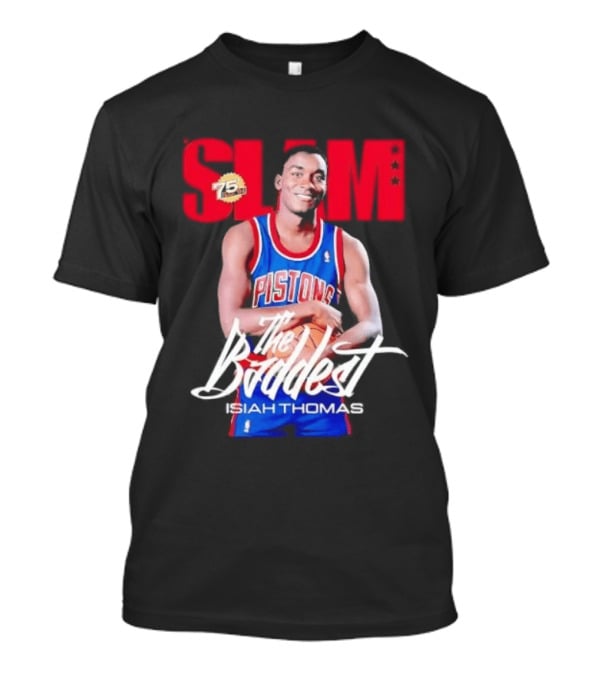 Slam Isiah Thomas The Baddest Pistons T-Shirt