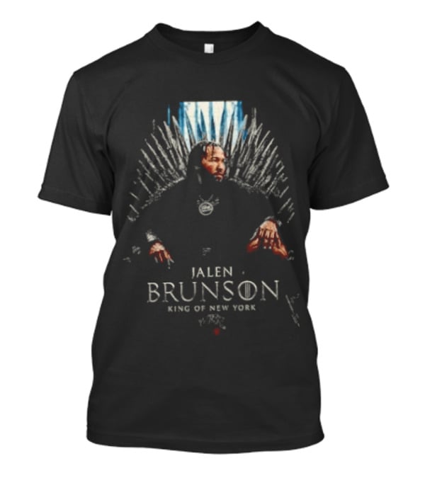 Jalen Brunson Game Of Thrones King Of New York Knicks Throne Concept T-Shirt
