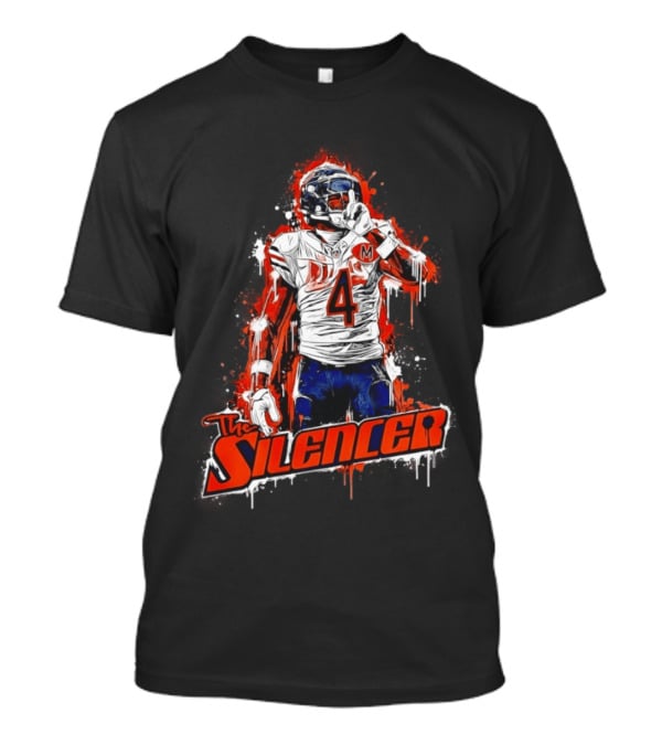 The Silencer D'Andre Swift Chicago Bears Football 2026 Official Merchandise T-Shirt
