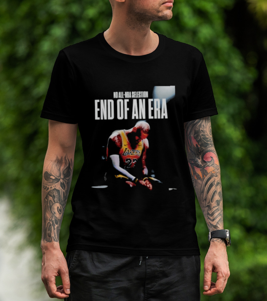 LeBron James End Of An Era NBA Lakers 23 T-Shirt
