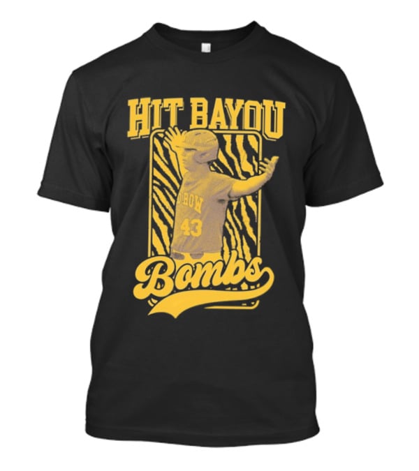 LSU Baseball Hit Bayou Bombs 43 Player T-Shirt