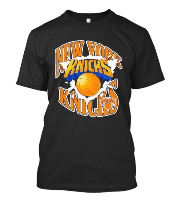 New York Knicks Bursting Basketball Knicks T-Shirt