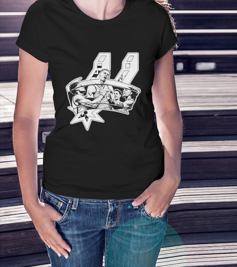 Victor Wembanyama San Antonio Spurs Basketball Players NBA Team Celebration T-Shirt