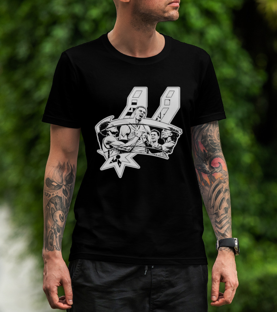 Victor Wembanyama San Antonio Spurs Basketball Players NBA Team Celebration T-Shirt