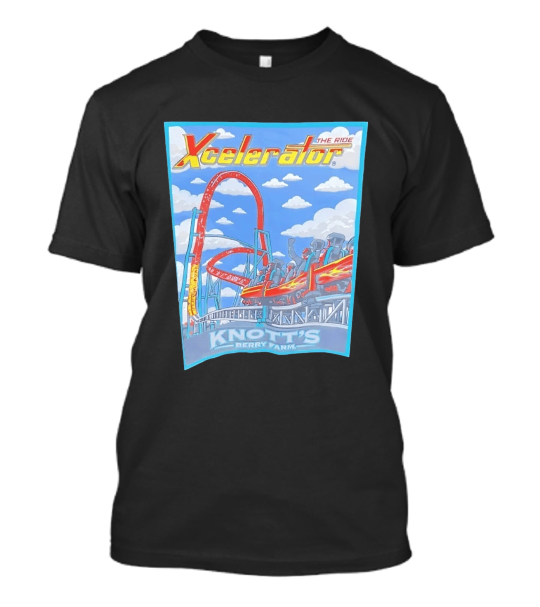 Knott's Berry Farm Xcelerator The Ride Roller Adventure T-Shirt