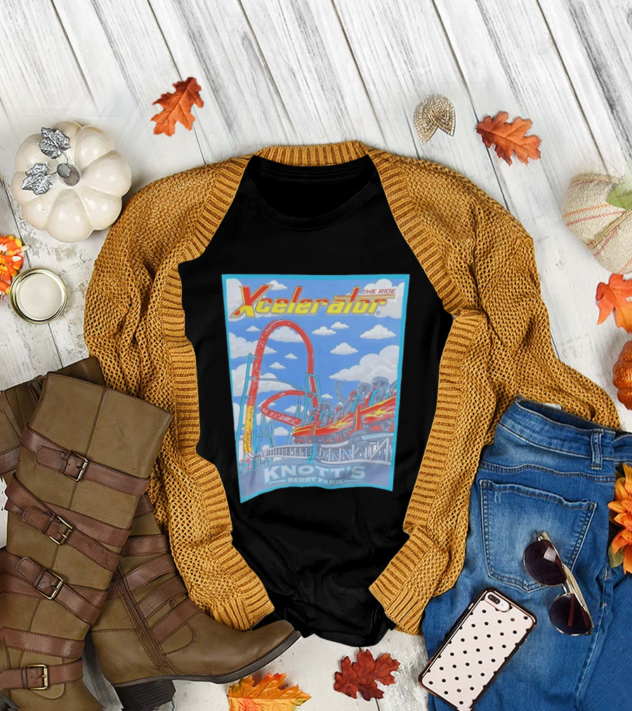 Knott's Berry Farm Xcelerator The Ride Roller Adventure T-Shirt