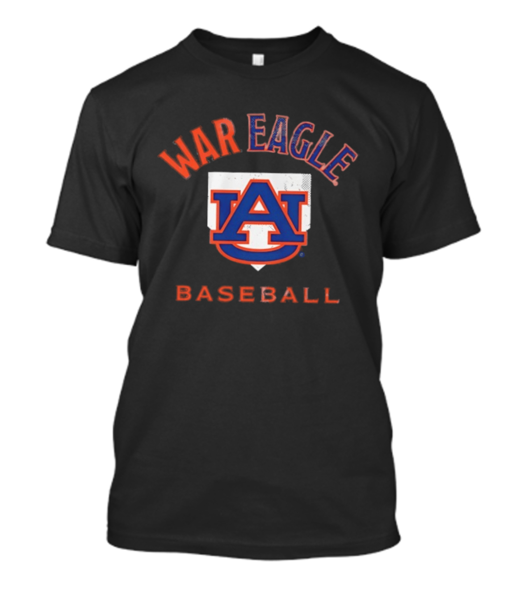 War Eagle Auburn Baseball Home Plate T-Shirt