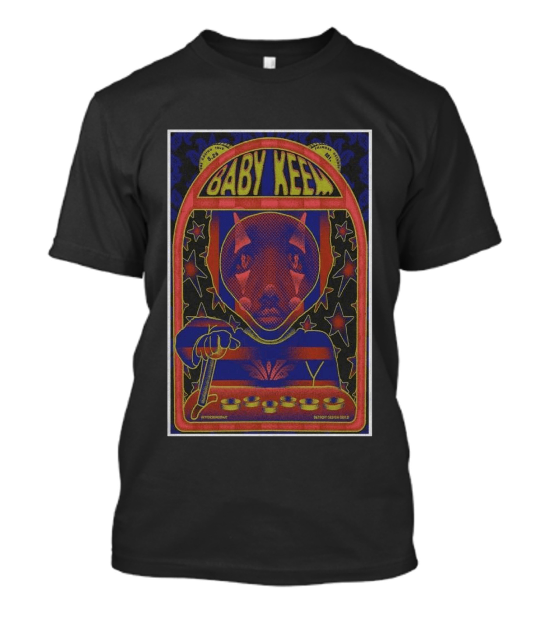 Baby Keem The Fillmore Tour 2026 Concert Abstract Astronaut Art By Destroy Design Guild T-Shirt