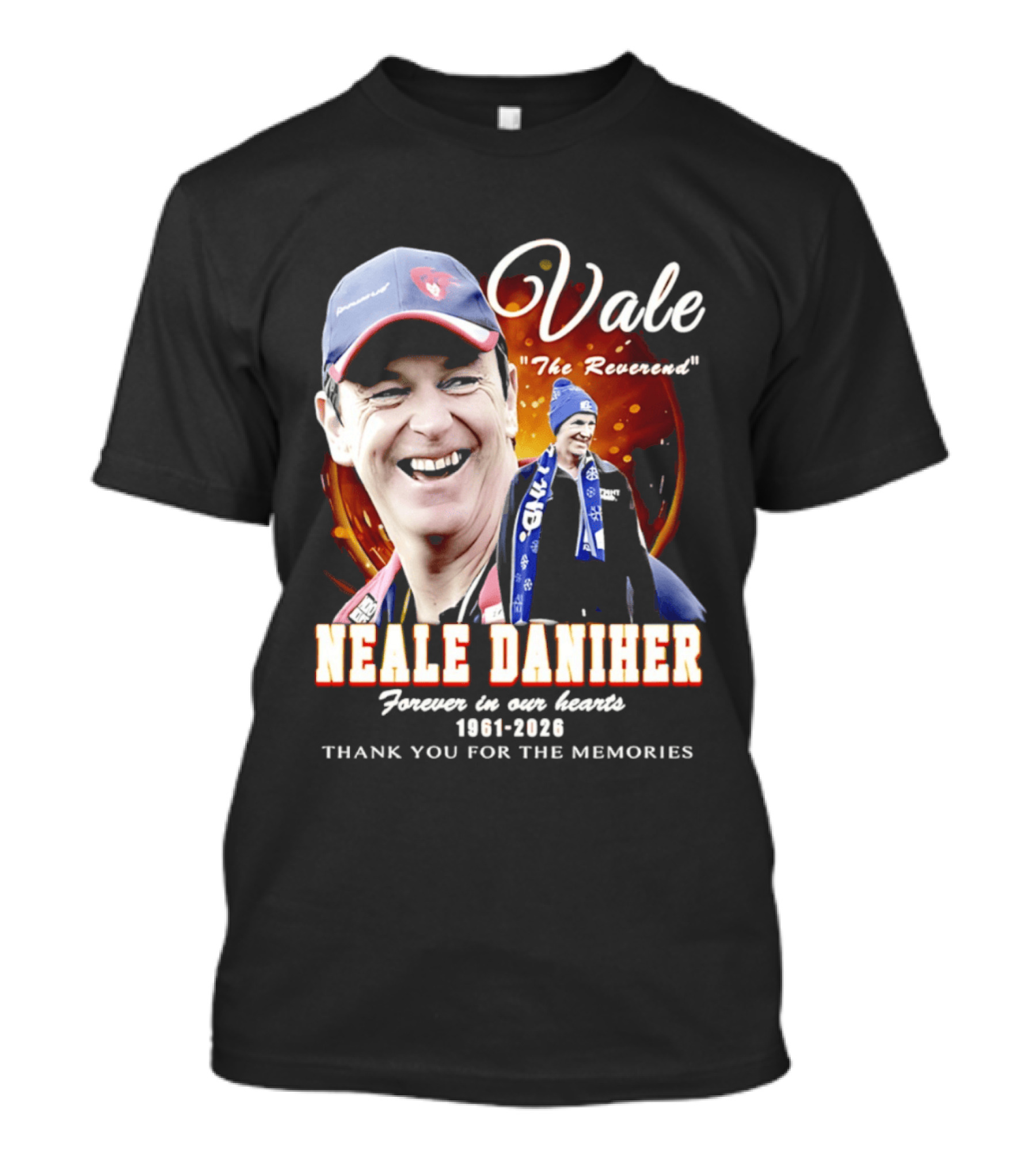 Vale Neale Daniher The Reverend Forever In Our Hearts 1961 2026 Thank You For The Memories T-Shirt