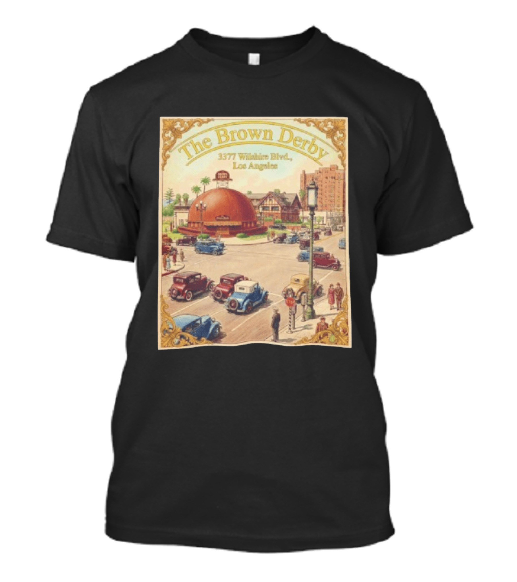 The Brown Derby 3377 Wilshire Blvd Los Angeles T-Shirt