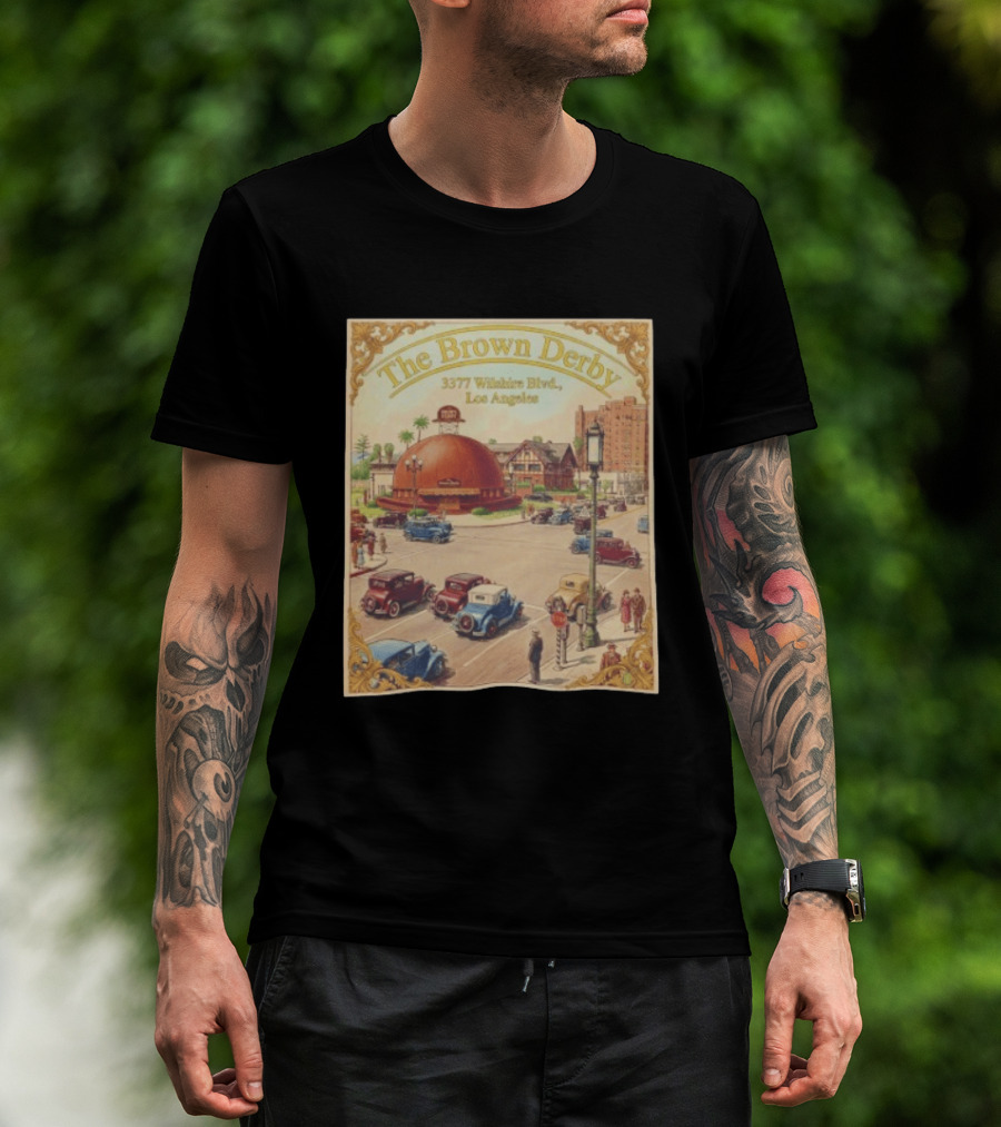 The Brown Derby 3377 Wilshire Blvd Los Angeles T-Shirt