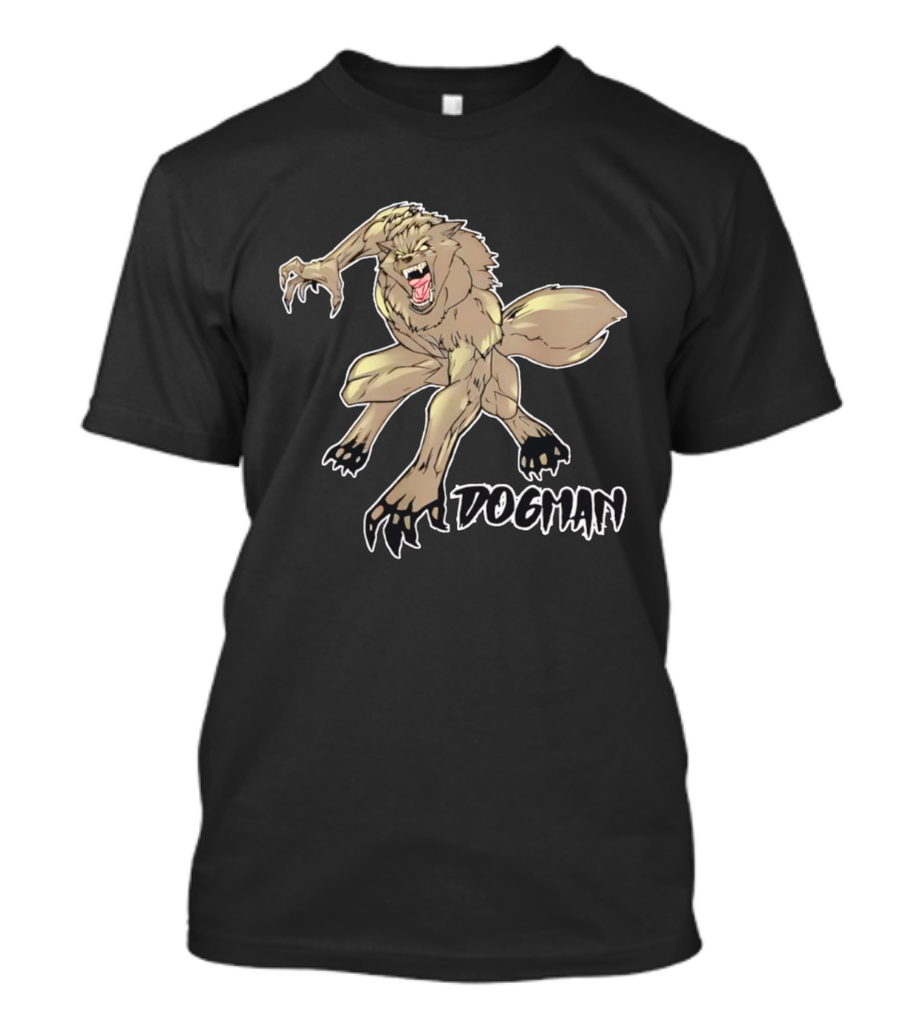 Dogman Muscular Werewolf Creature T-Shirt