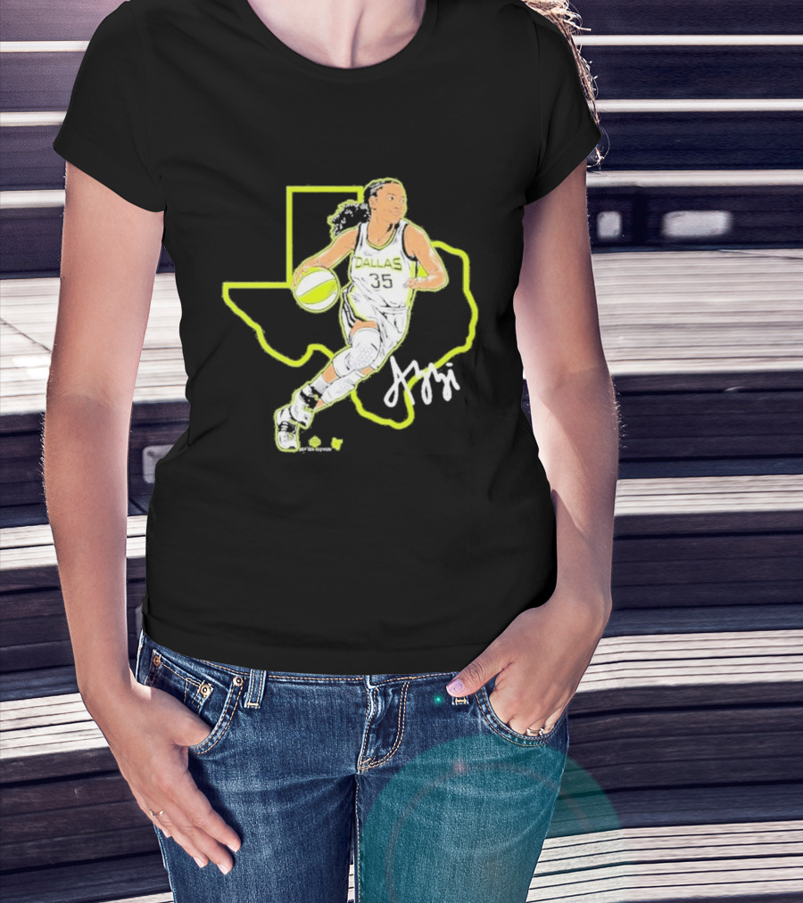 Azzi Fudd Dallas Basketball Star Texas T-Shirt