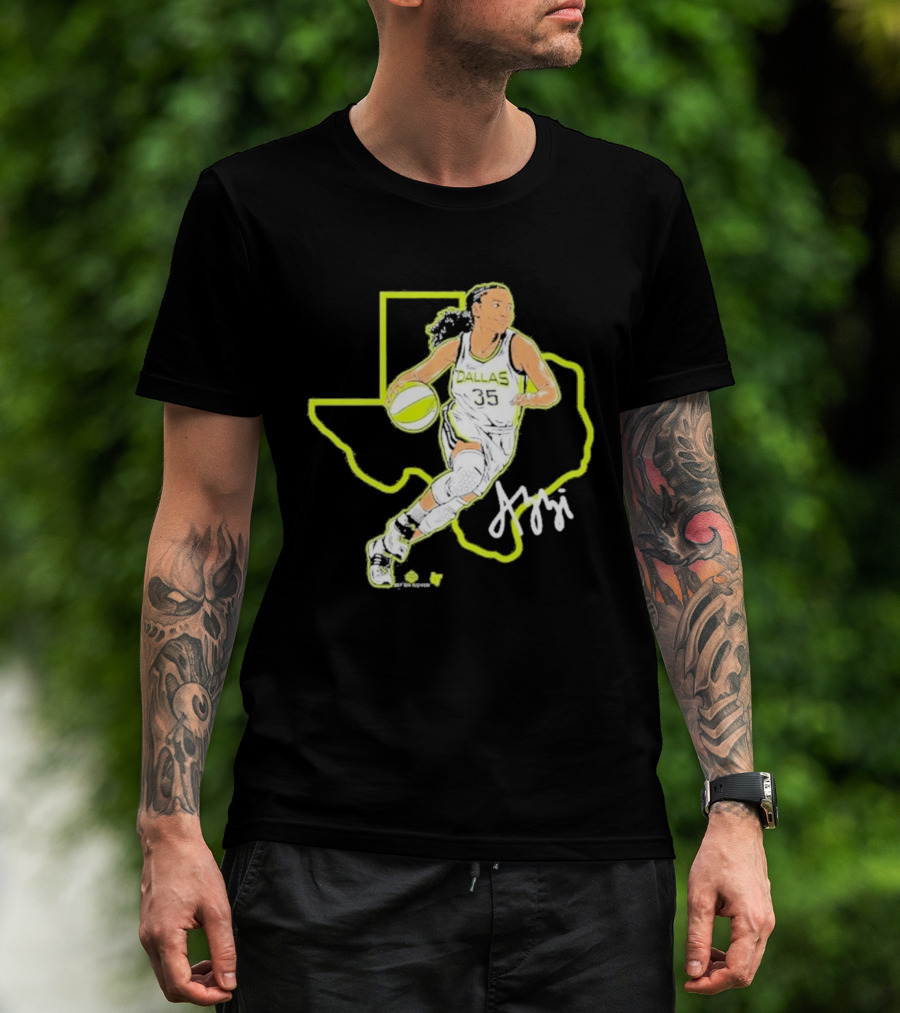 Azzi Fudd Dallas Basketball Star Texas T-Shirt