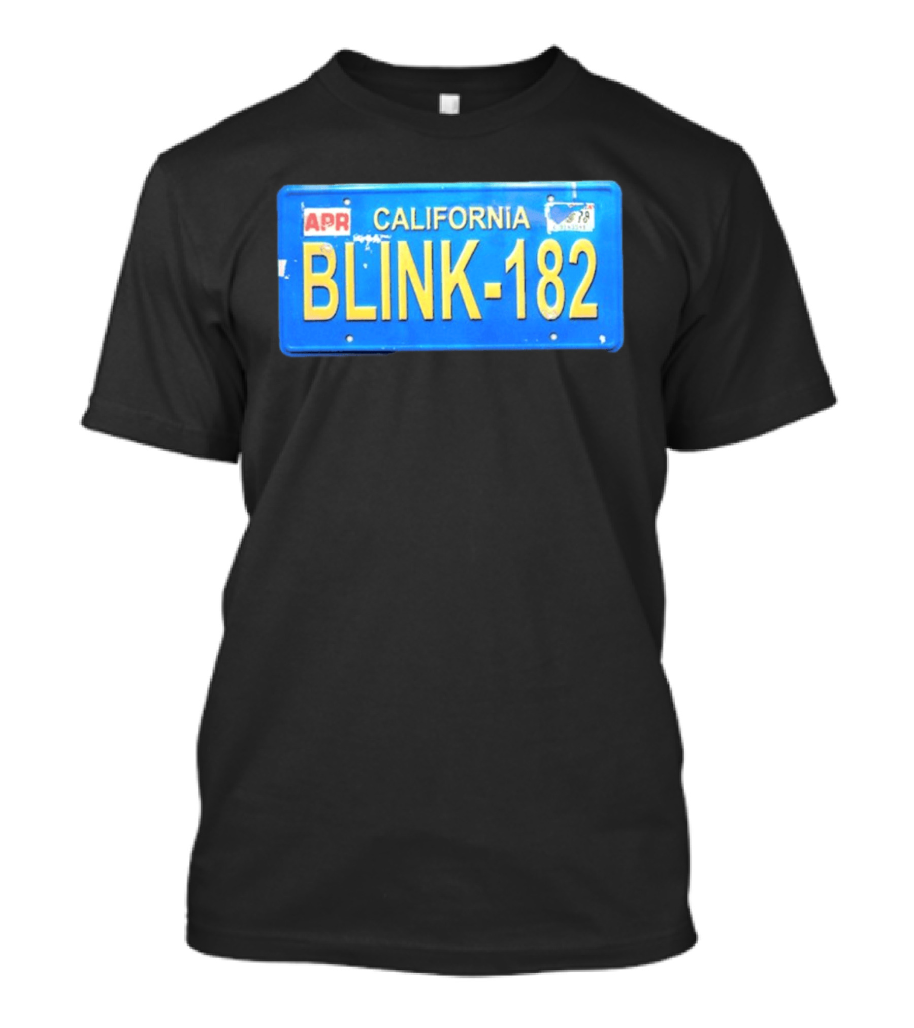 California Blink 182 License Plate APR Expired Tag T-Shirt