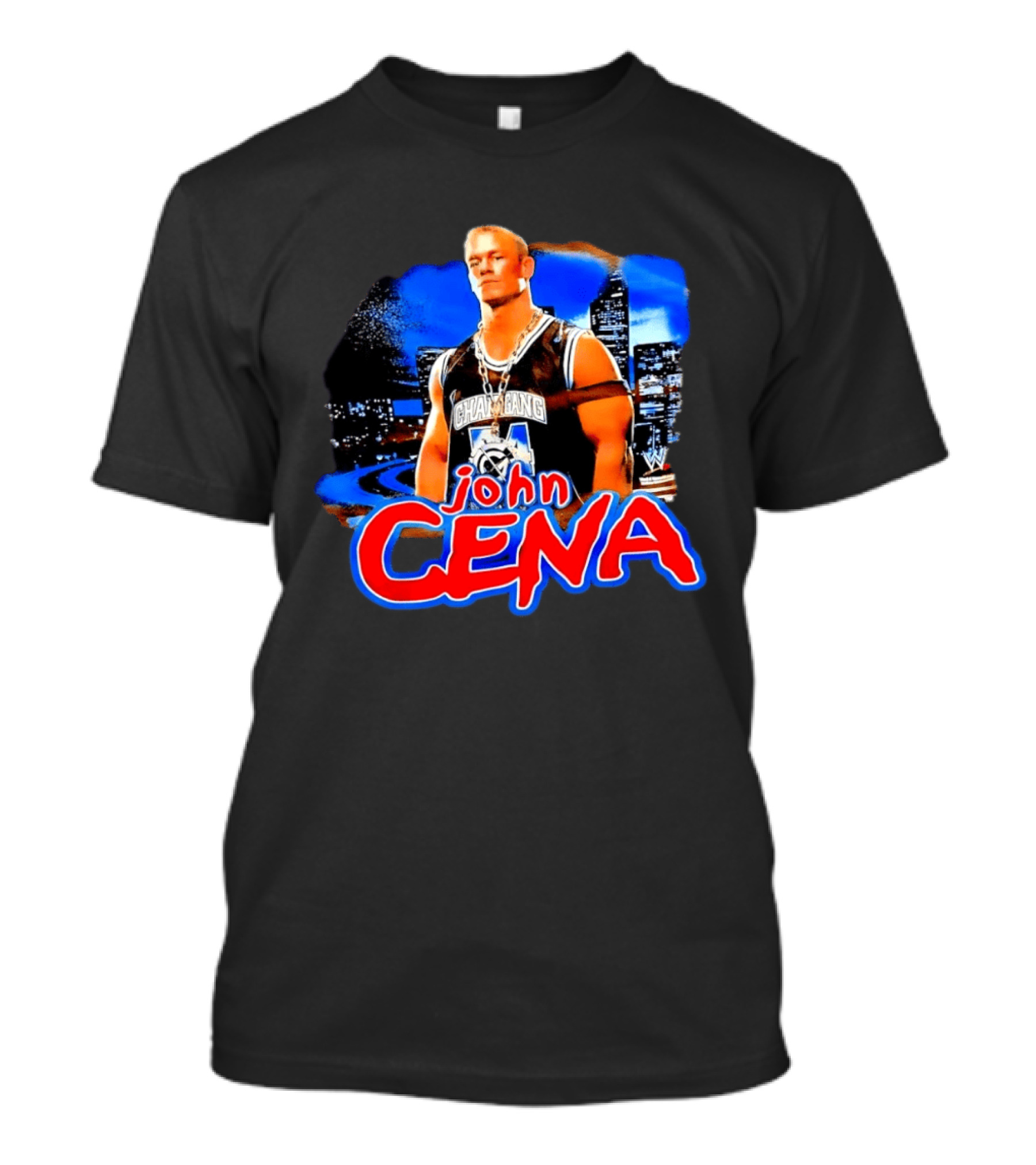 Chain Gang John Cena WWE Skyline City Scene T-Shirt