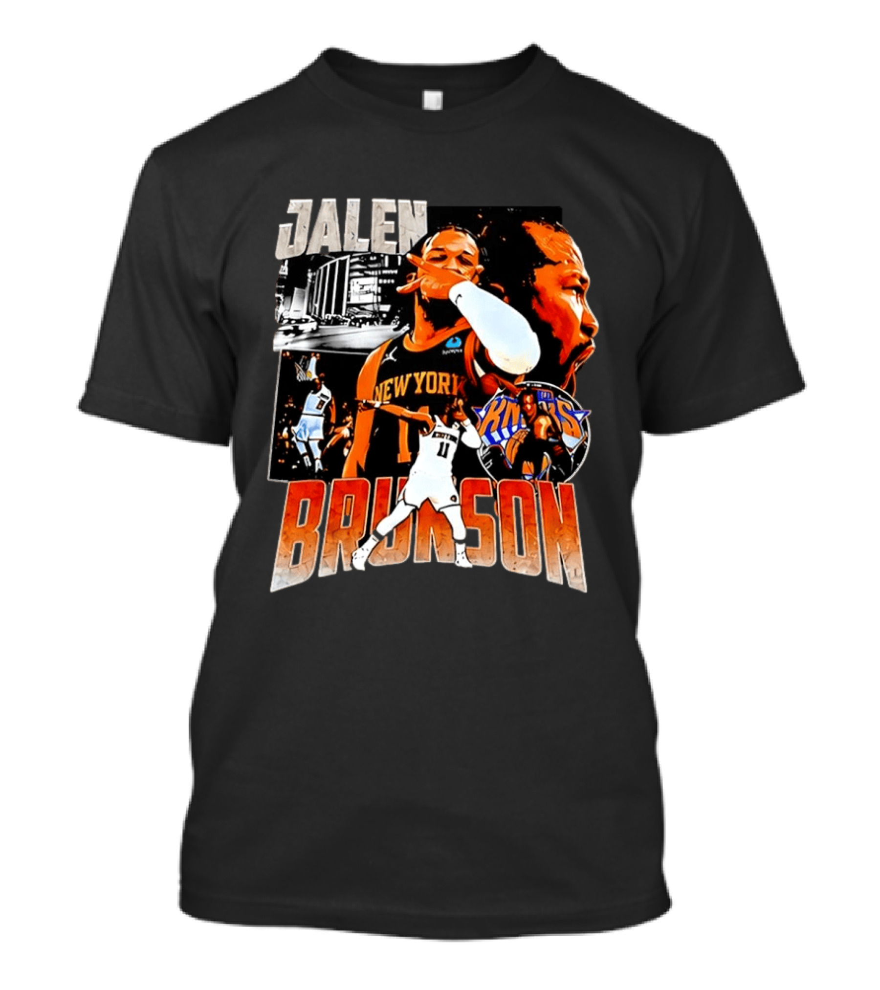 Jalen Brunson New York Knicks Basketball Collage Knicks T-Shirt