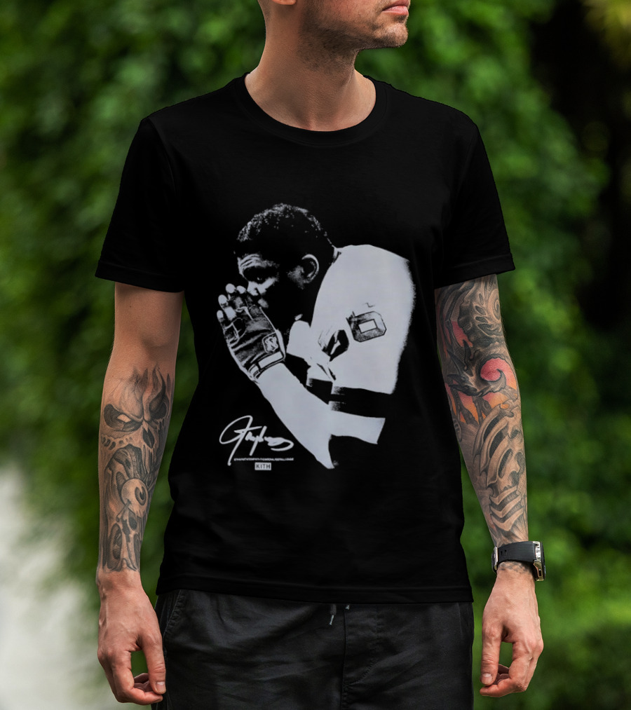 Kith National Football League Lawrence Taylor Praying Hands Signature Edition T-Shirt