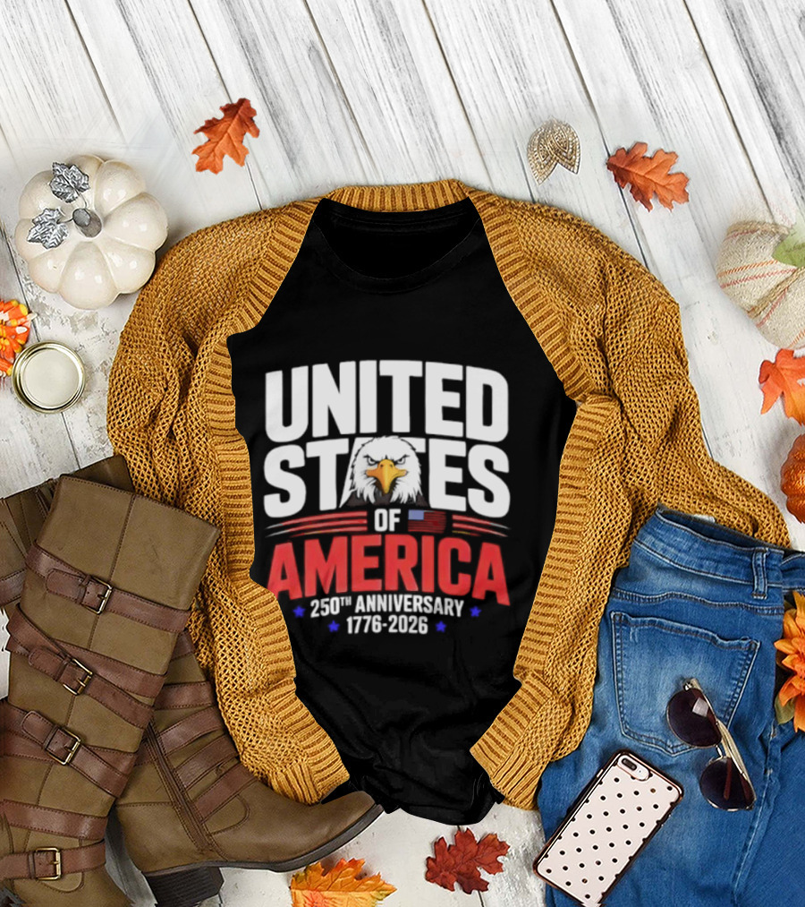 United States of America 250th Anniversary 1776 2026 Celebration T-Shirt