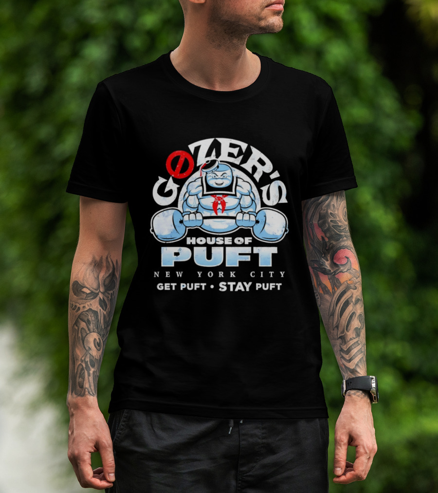 Gozer's House Of Puft New York City Muscular Stay Puft Get Puft Stay Puft T-Shirt