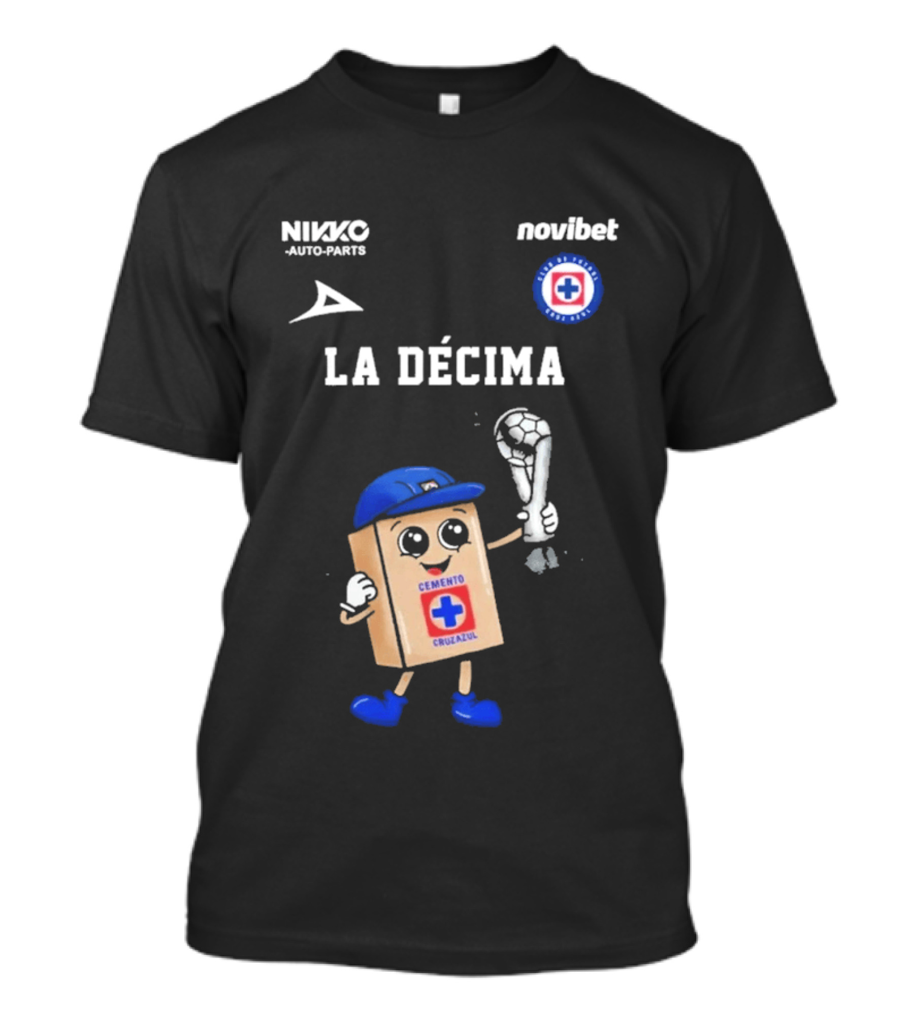 Cruz Azul Campeon Liga MX La Decima Cemento Cruz Azul 2026 T-Shirt