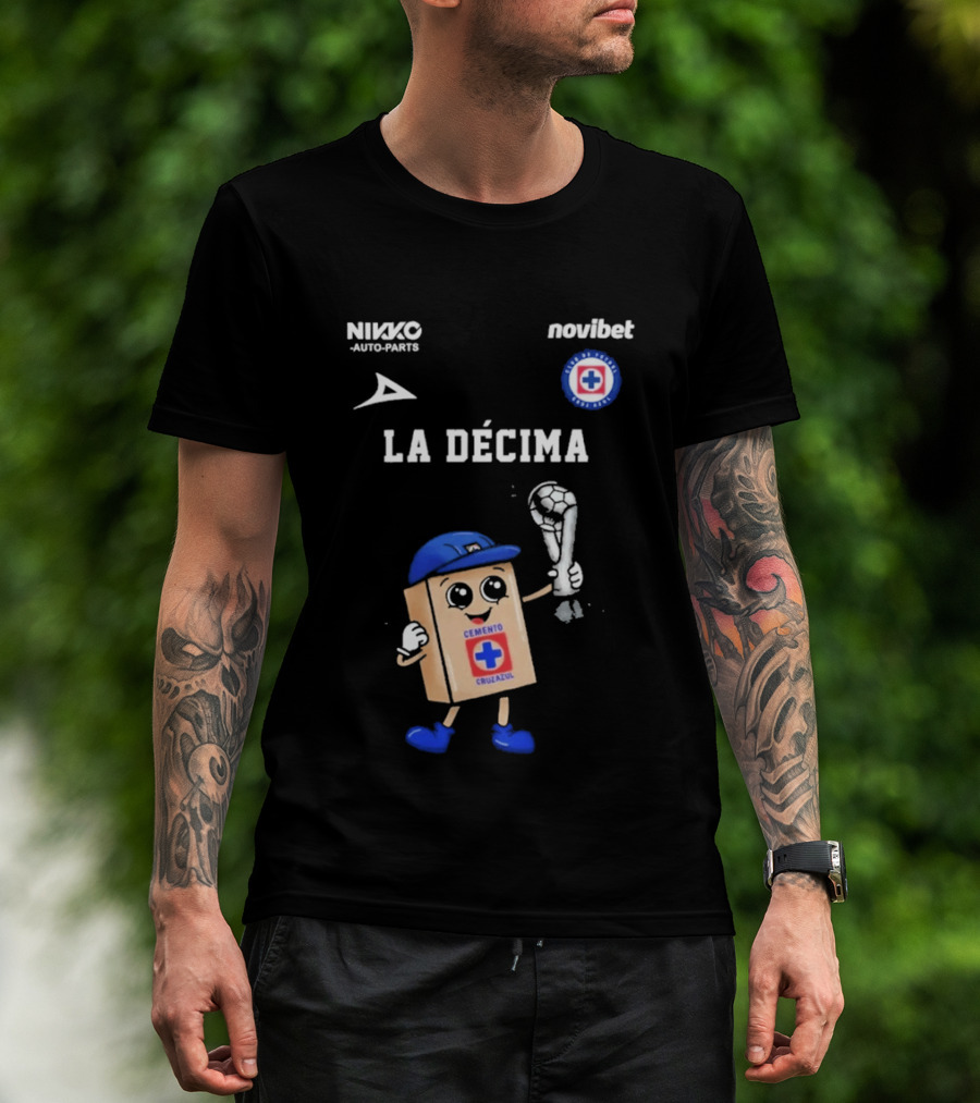 Cruz Azul Campeon Liga MX La Decima Cemento Cruz Azul 2026 T-Shirt