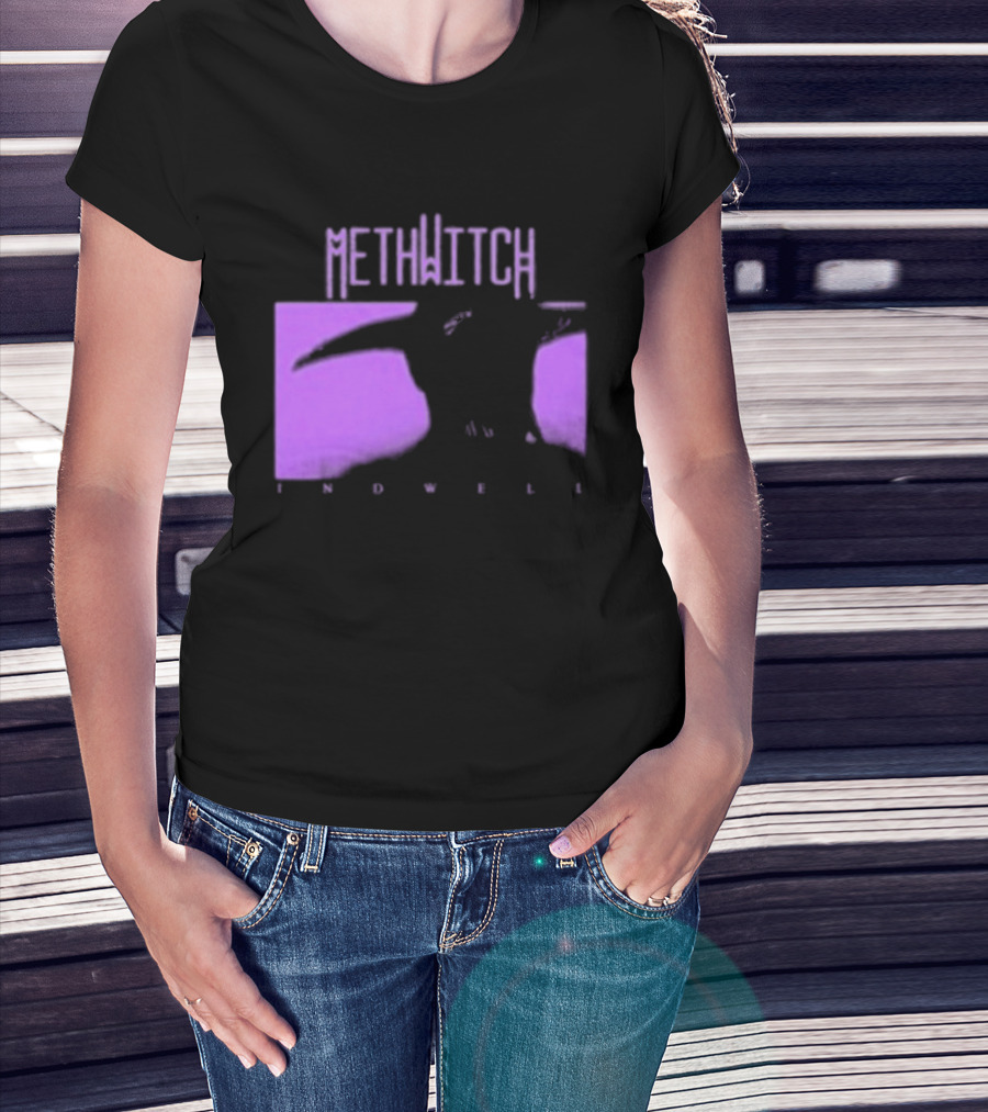 Methwitch Digital Well Records Indwell Mirror T-Shirt