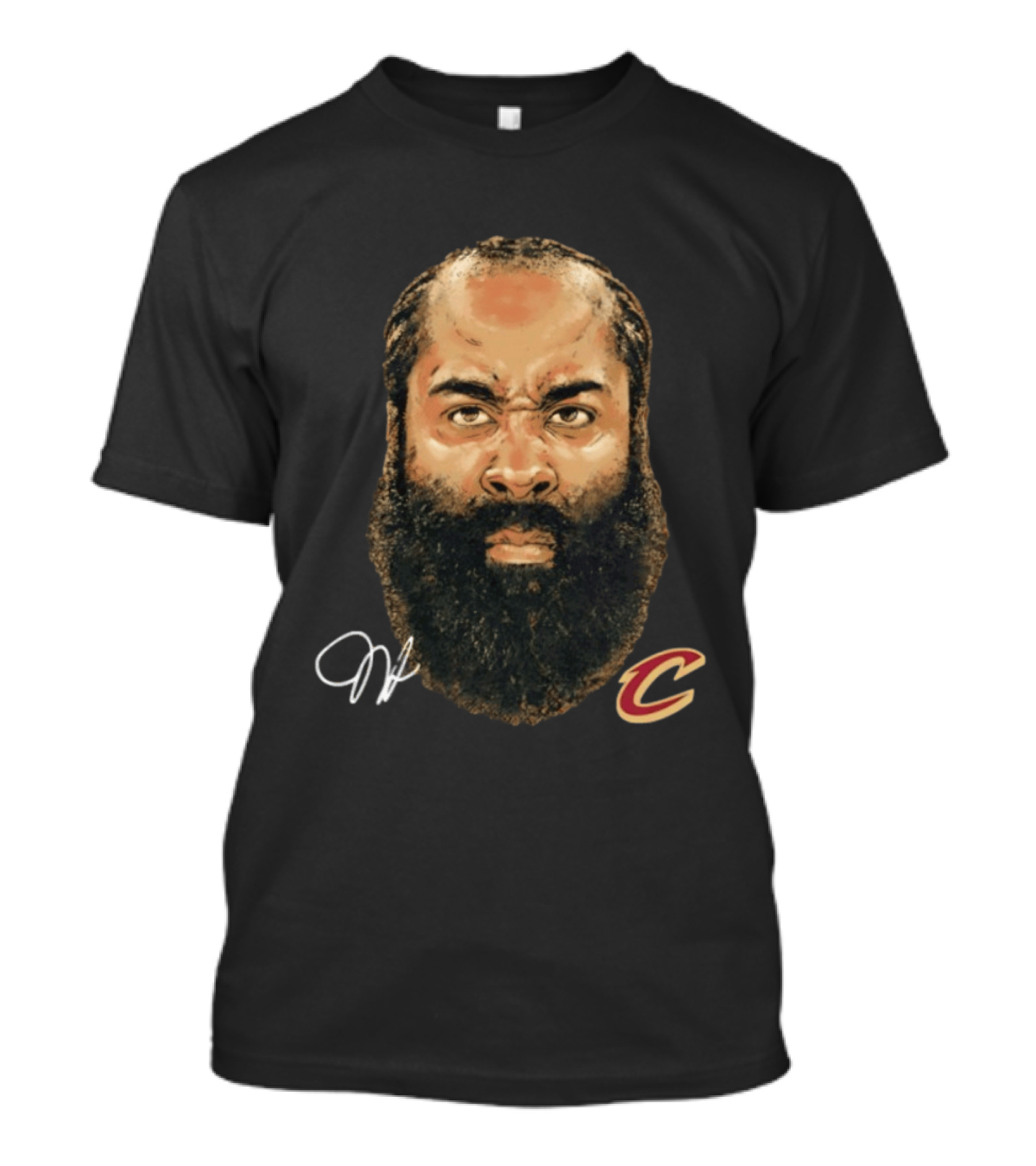 James Harden Cleveland Cavaliers Iconic Beard NBA T-Shirt