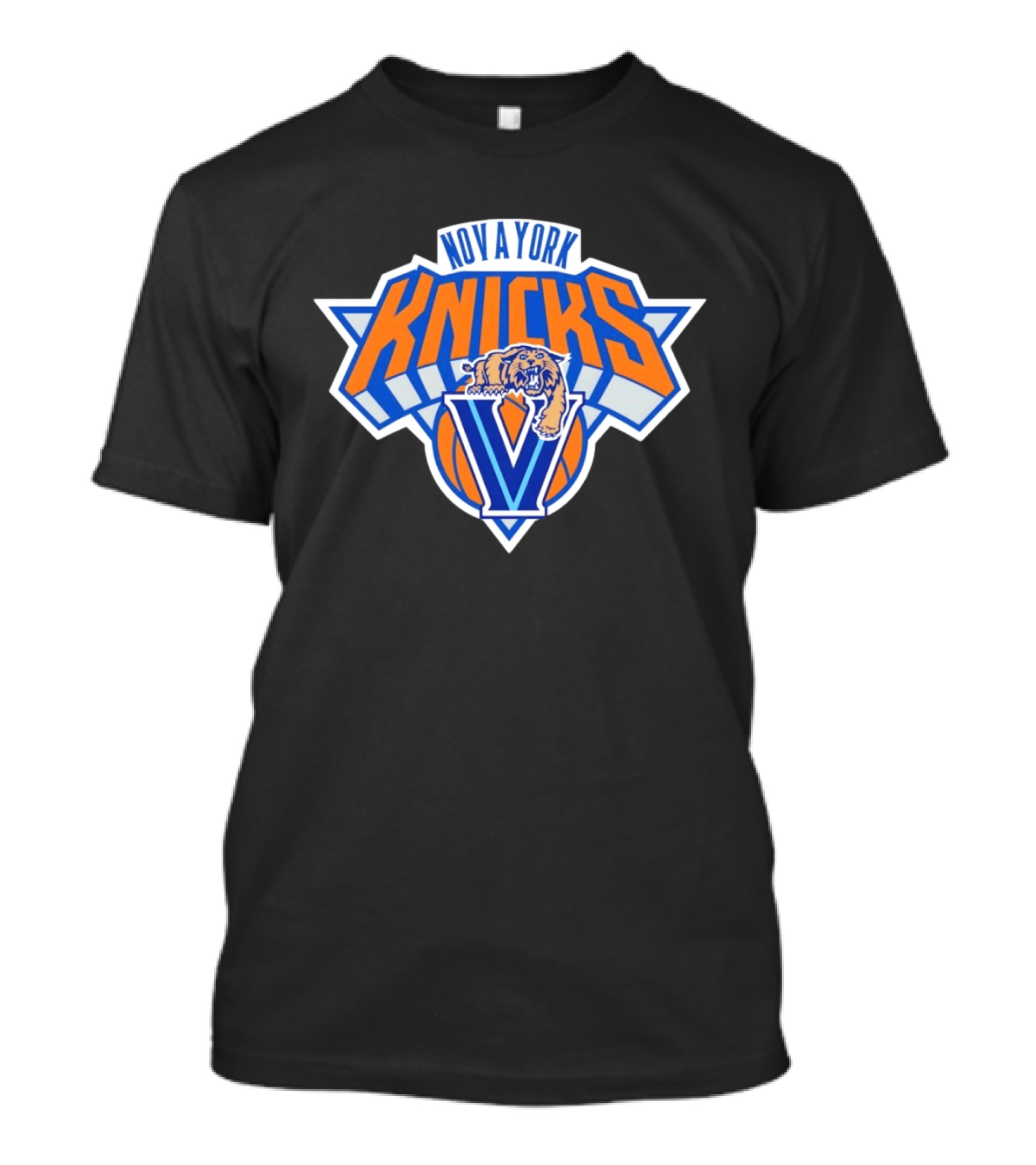 New York Knicks Villanova Wildcats NBA Mashup 2026 T-Shirt