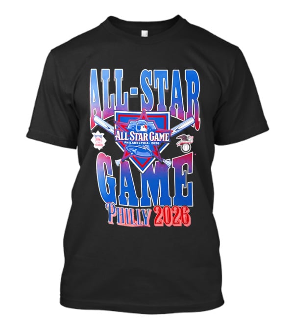 Philadelphia Phillies MLB All Star Game Philly 2026 Home Plate T-Shirt