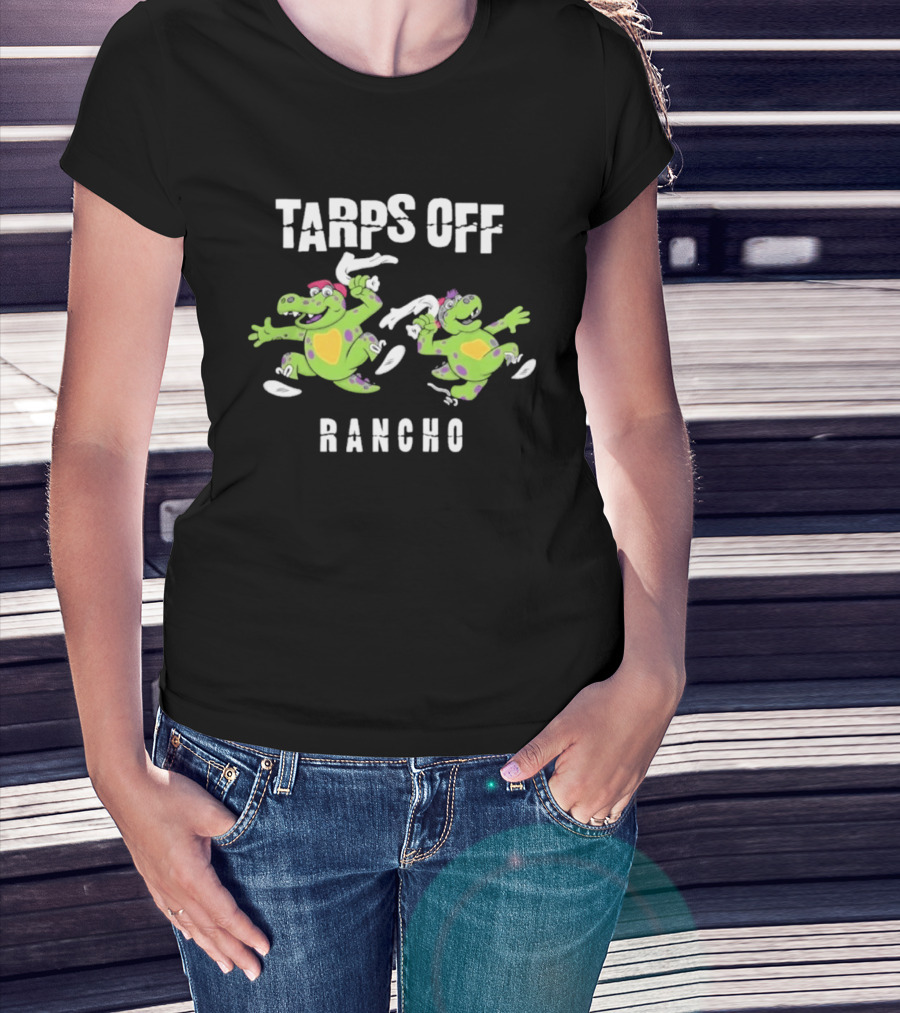 Rancho Cucamonga Quakes Tarps Off Rancho Alligator Fun T-Shirt