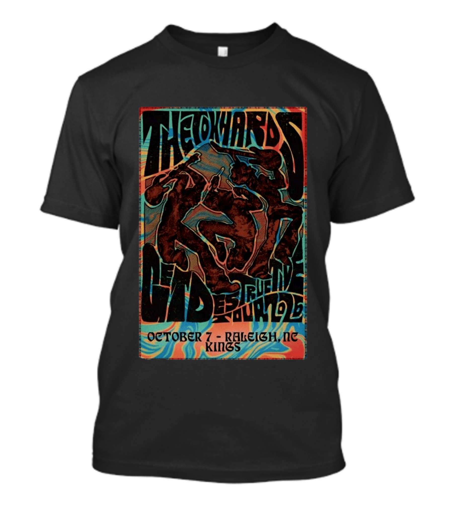 The Toxhards October 7 True Live Tour 2026 Raleigh Nc Kings T-Shirt