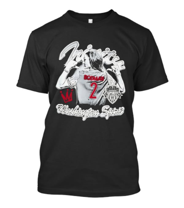 Trinity Rodman Washington Spirit NWSL Crown Number 2 T-Shirt