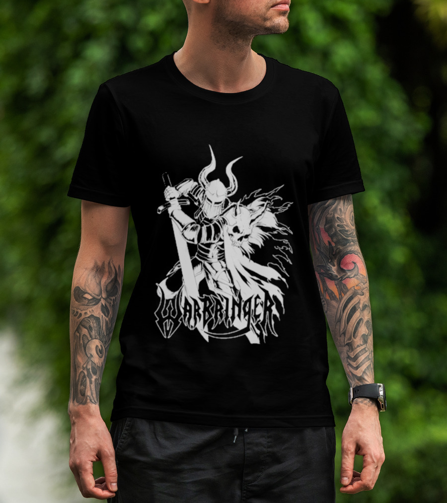 Warbringer Tour 2026 Viking Warrior Fantasy Art With Horned Helmet And Axe T-Shirt