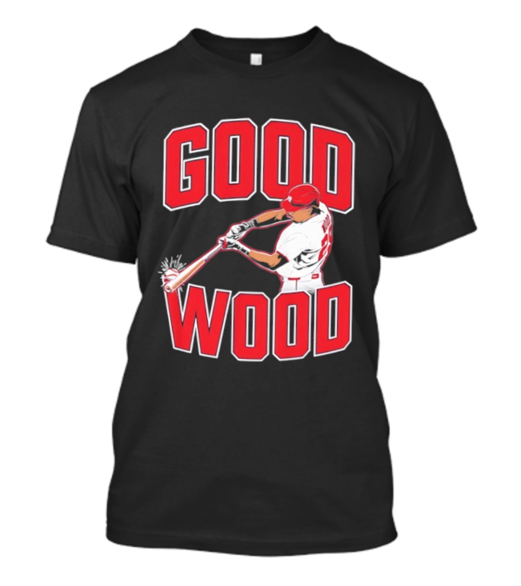 Washington Baseball James Wood Good Wood Slugger Swing T-Shirt
