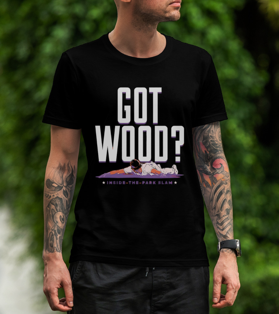 Washington Nationals Baseball Got Wood Inside The Park Slam T-Shirt