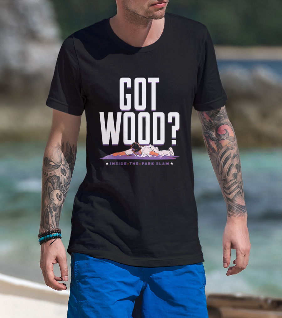Washington Nationals Baseball Got Wood Inside The Park Slam T-Shirt