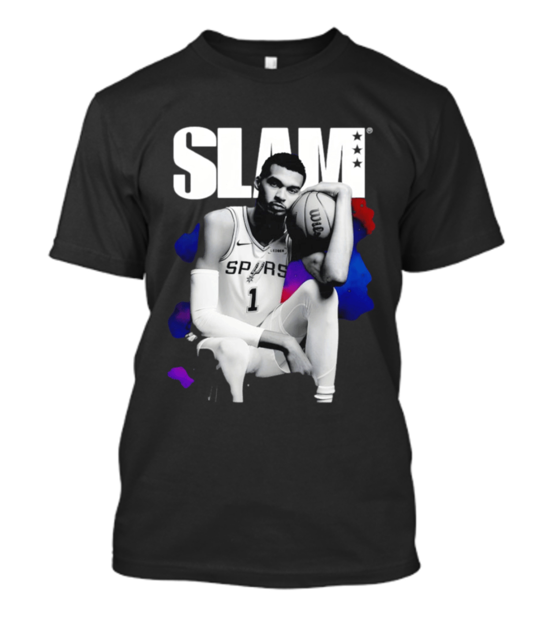 SLAM Victor Wembanyama Spurs Basketball T-Shirt