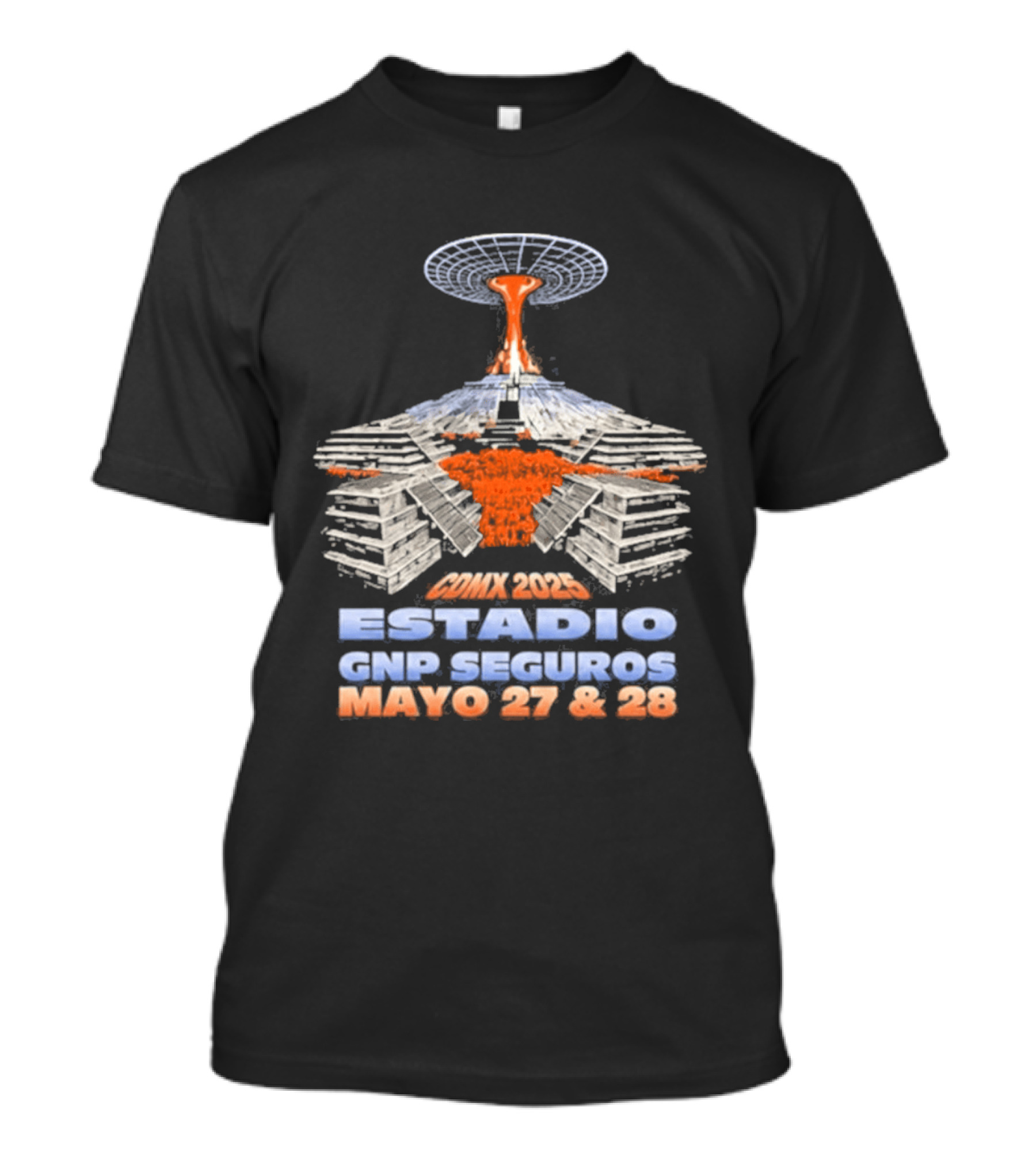 System Of A Down Estadio GNP Seguros Mexico May 27 28 2026 Tour Event T-Shirt