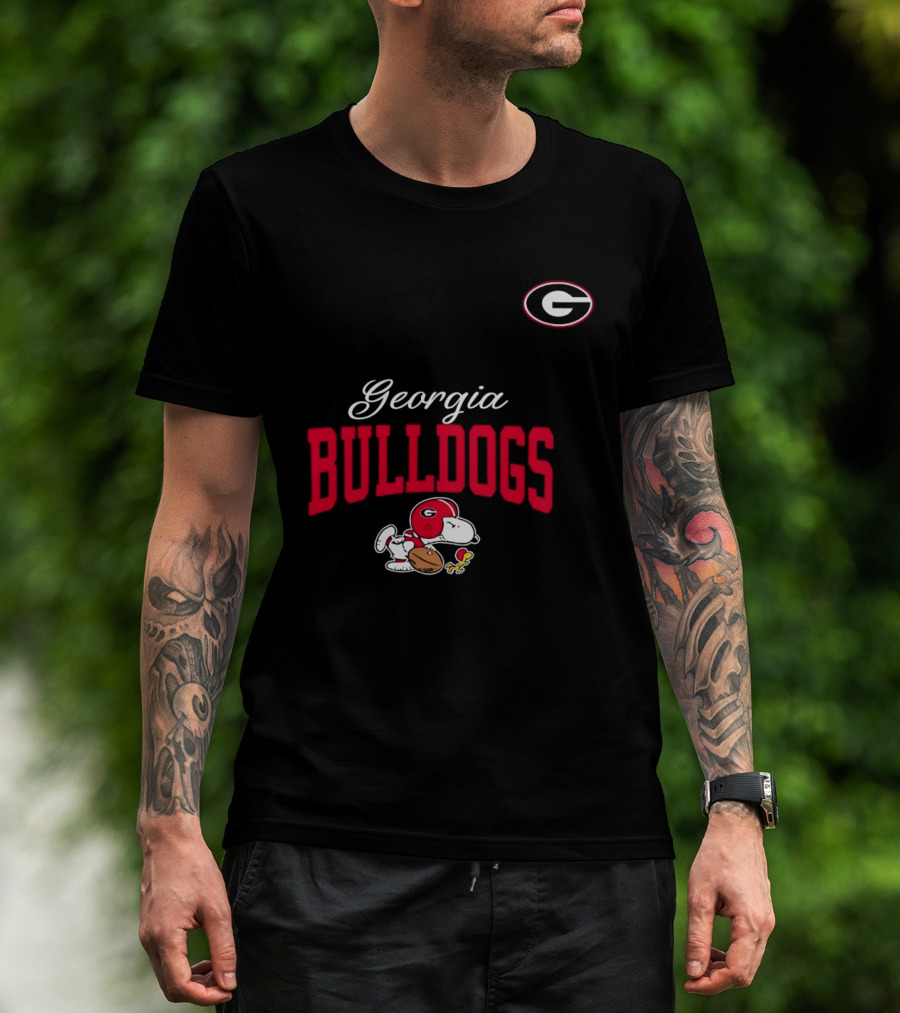 Georgia Bulldogs Snoopy Woodstock Forever Not Just When We Win T-Shirt
