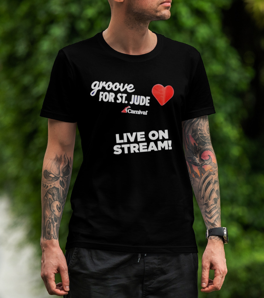 Groove For St Jude Heart Carnival Live On Stream T-Shirt