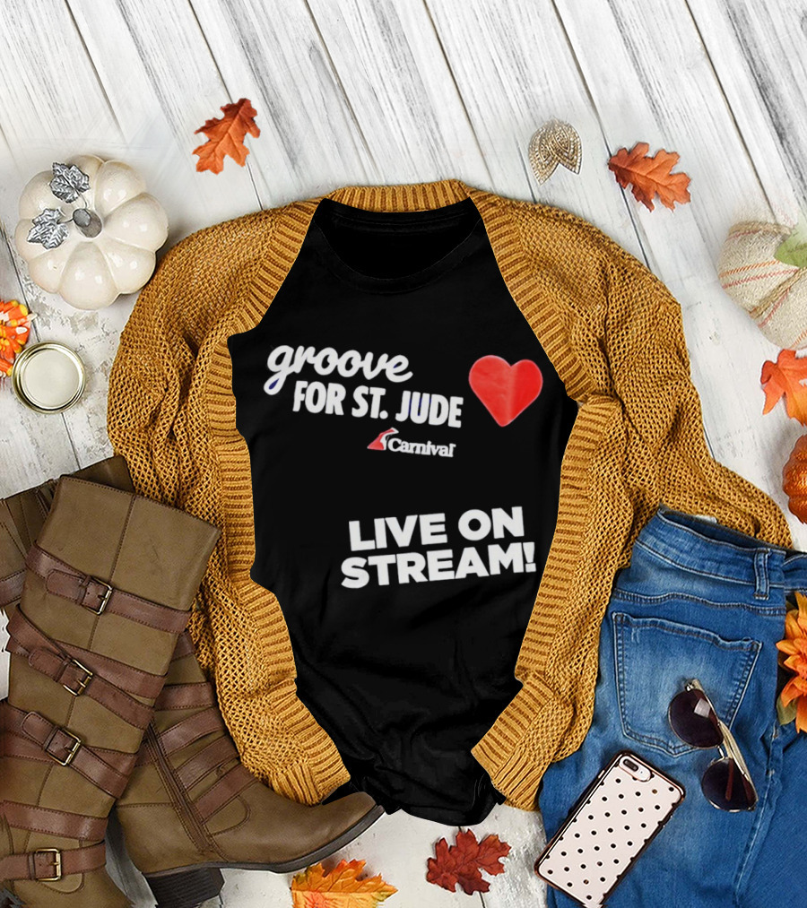 Groove For St Jude Heart Carnival Live On Stream T-Shirt