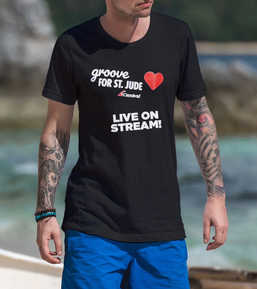 Groove For St Jude Heart Carnival Live On Stream T-Shirt
